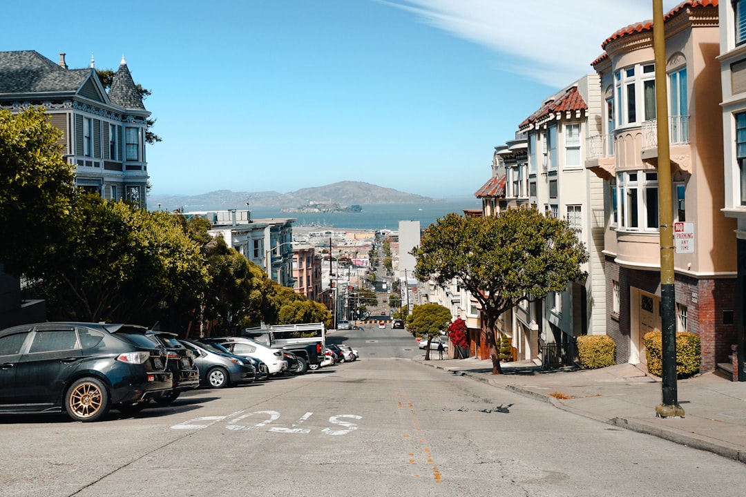 Vue sur les collines de San Francisco