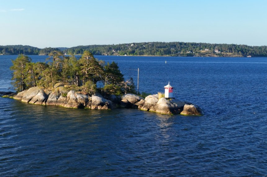 Les îles pittoresques de l'archipel de Stockholm